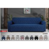 Bella Home Altınkoza Maksi Stil Strech Koltuk Örtüsü (3+3+1+1) - Likralı - Lastikli - Oturma Grubu - İndigo