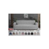 Bella Home Altınkoza Maksi Stil Strech Koltuk Örtüsü (3+3+1+1) - Likralı - Lastikli - Oturma Grubu - Kırık Beyaz