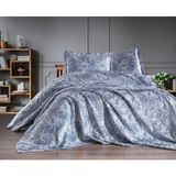 Bella Home Anna Karina Çift Kişilik Palma Pike Takımı - Indigo