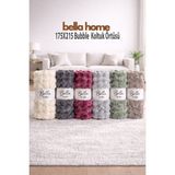 Bella Home Bubble Koltuk Örtüsü | 175X215 cm | 1 Adet | Yumuşak Dokulu & Modern Tasarım | Şık ve Kullanışlı - 175 x 215 cm - Krem