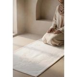 Bella Home Çeyizlik Seccade Takımı Keten Kumaş - 40 cm x 126 cm - Bej