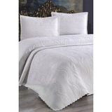 Bella Home Çift Kişilik Jelatinde Mikrofiber Yatak Örtüsü - Yeni Renkler - Krem - 230 x 250 cm