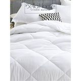 Bella Home Çift Kişilik Uyku Seti Mikrofiber Kumaş 195 x 215 cm Düz Desen Beyaz