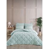 Bella Home Çift Kişilik Welsof Jakarlı Uyku Seti MİNT YEŞİLİ - Mint Yeşili