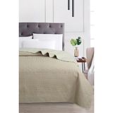 Bella Home Çift Taraflı Tek Kişilik Yatak Örtüsü - 160X220 cm - Kahverengi - 160 x 220 cm