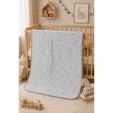 Bella Home Dinarsu Embos Bebek Battaniyesi | 100X120 cm | Yumuşak, Sıcacık ve Konforlu - 100 x 120 cm - Gri