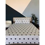 Bella Home Kalpli Çift Kişilik 3 Parça Yatak Örtüsü Seti - 200X240 cm - Pvc Çantalı - Beyaz - 200 x 240 cm