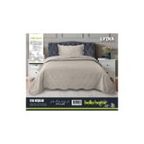 Bella Home Lydia Kadife Yatak Örtüsü Tek Kişilik Bej