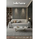 Bella Home Örme Polarlı Koltuk & Kanepe Örtüsü - Yumuşak Dokulu & Modern Tasarım - Bej - 170 x 210 cm
