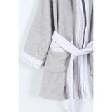 Bella Home Palyaço Nakışlı Kapüşonlu Çocuk Bornozu - %100 Cotton - Orijinal Kutulu - 6 - 7 Yaş - Gri