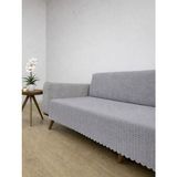 Bella Home Pitikare Polarlı Koltuk Örtüsü - 1 Adet - Gri - 170 x 210 cm