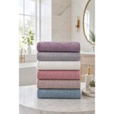 Bella Home Sarra 50x90 Midye Renkli El Havlusu - 6 Adet - %100 Cotton