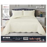 Bella Home Sylvia Yatak Örtüsü Çift Kişilik - Krem - 250 x 260 cm