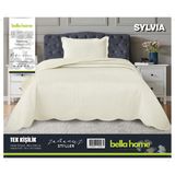 Bella Home Sylvia Yatak Örtüsü Tek Kişilik - Krem - 180 x 240 cm