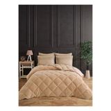 Bella Home Tek Kişilik Jakarlı Uyku Seti - Wellsoft Yorgan - 3 Parça - Pvc Orijinal Çantalı