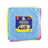 Bella House Ekonomik Mikrofiber Bez Temizlik Toz Cam Bezi - 40 X 40 Cm. - 100 Adet - Çok Renkli