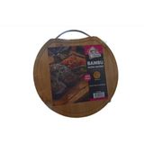 Bella House Yuvarlak Bambu Kesme Tahtası 25 cm Kulplu - 25 ml