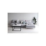 Bella Kolsuz Sol Köşe Takımı (gri) 279x151cm, Keten 122