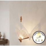 Bella Lighting Kelebek Tasarım Tekli Sarkıt Avize 3 Renk Ledli Yatak Odası Salon Oturma Odası