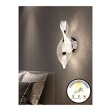 bella lighting Modern Lüx Gümüş Sarmal Duvar Aplik 3 Renkli Duvar Lambası Dekoratif Aplik Salon Yatak Odası Elektrikli