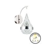 bella lighting Premium Gümüş Krom Ithal 1.Sınıf Kaplama Sarkıt Aplik 3 Renk Ledli Pilli Değildir Elektrikli Salon Yatak Odası