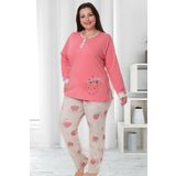 Bella Linda Pamuklu Büyük Beden Kadın Pijama Takımı