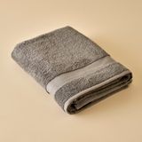 Bella Maison %100 Pamuk Premium Dorita Banyo Havlusu Koyu Gri (90X150 Cm) - 90 x 150 cm