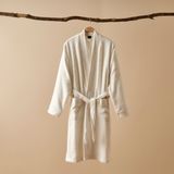 Bella Maison %100 Pamuk Premium Dorita Erkek Bornoz Beyaz (S/M) - S - M