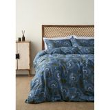 Bella Maison %100 Pamuk Saten Arora King Size Nevresim Takımı Mavi (240x220 Cm) Mavi