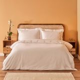 Bella Maison %100 Pamuk Saten Exclusive King Size Nevresim Takımı Beyaz (240X220 Cm) - 240 x 220 cm