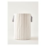 Bella Maison %100 Pamuk Stripe Çamaşır Sepeti Beyaz (36x50 cm)