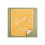Bella Maison 100x120 cm Hardal Tiger Pamuklu Bebek Battaniyesi