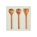 Bella Maison Allison 3'lü Akasya Servis Seti Naturel (29,5x7,5 cm)