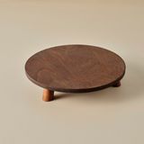 Bella Maison Aris Ayaklı Sunum Tabağı Naturel (29 Cm)
