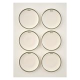 Bella Maison Bonheur Porselen 6'lı Pasta Tabağı Seti Yeşil (21 Cm)