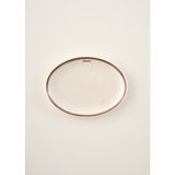 Bella Maison Bonheur Porselen Sunum Tabağı Bordo (31 Cm)