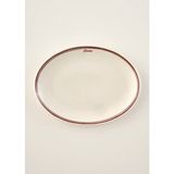 Bella Maison Bonheur Porselen Sunum Tabağı Bordo (36 Cm)