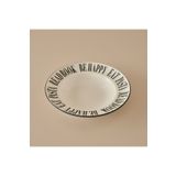 Bella Maison Book Lovers Makarna Tabağı Siyah 28 CM