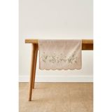 Bella Maison Daisy Scallop Kenar Runner Bej (50x150 cm)