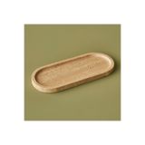 Bella Maison Ephesus Traverten Oval Dekoratif Tabak Naturel (12x28 cm)