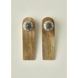 Bella Maison Eriella 2'li Kapı Stoperi Mavi (16x4,5x5 cm)