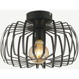 Bella Maison Etoile Metal Plafonyer Avize Siyah (30X70 Cm)