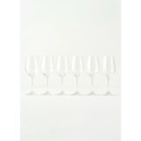 Bella Maison Fall Kristal Kadeh 6'lı Naturel (350 Cc) - Naturel Beyaz