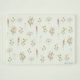 Bella Maison Flores Cam Kesme Tahtası (35x25 Cm) Çok Renkli