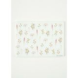 Bella Maison Flores Çiçek Desenli Cam Kesme Tahtası 35x25 cm Gıdayla Temasa Uygun 1 Adet - 35 x 25 cm