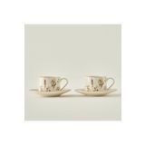 Bella Maison Flores Porselen 2'li Çay Fincanı Seti (180 cc)