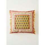 Bella Maison İndian Beauty Boncuklu Kırlent Kılıfı Renkli 43 x 43 cm Etnik Desenli Şık Dekor