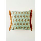 Bella Maison Indian Elegance Renkli Püsküllü Kırlent Kılıfı 43x43 cm Etnik Desenli Şık Tasarım - 43 x 43 cm