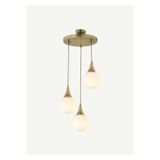 Bella Maison Ivory Sarkıt Avize Gold (70x35 cm)