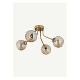 Bella Maison Jessica 4'lü Bal Camlı Avize Eskitme (66x32 cm)